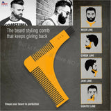 Beard Shaping Tool yellow