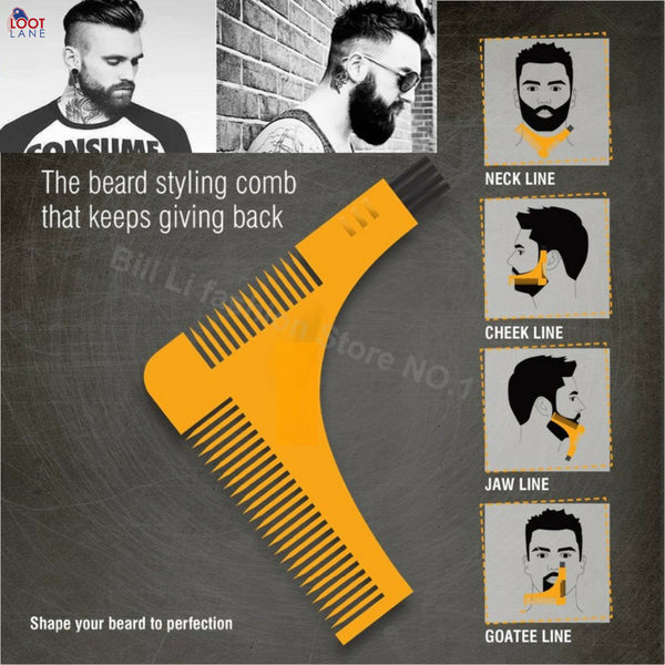 Beard Shaping Tool yellow