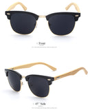 Sunglasses - Clubmaster Wooden Sunglasses