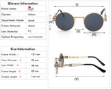 Sunglasses - Round Steampunk Sunglasses