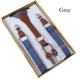 gray Suspenders
