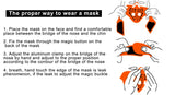Travel Mask - Biking Anti Airborne Particles, Viruses and Smog Face Mask