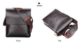 Bag - Leather Messenger Bag For Men