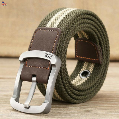Military Style Canvas Belt