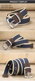 Belt - Military Style Canvas Belt