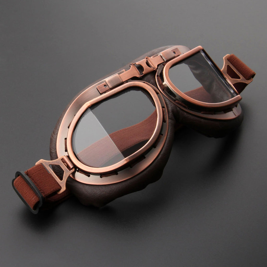 motorcycle goggles that fit over glasses Vintage Motorcycle Goggles – Loot Lane