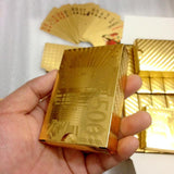 Gold Playing Cards