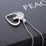 Necklace - Heart Horse Necklace