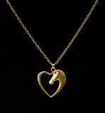 Necklace - Heart Horse Necklace