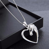 Necklace - Heart Horse Necklace