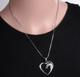 Necklace - Heart Horse Necklace