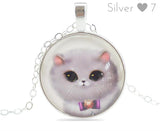 Necklace - Vintage Cat Pendant