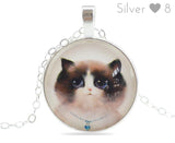 Necklace - Vintage Cat Pendant