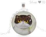 Necklace - Vintage Cat Pendant