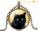 Necklace - Vintage Cat Pendant