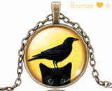 Necklace - Vintage Cat Pendant