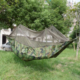 Double Portable Camping Hammock with Mosquito Net