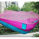 Double Portable Camping Hammock with Mosquito Net