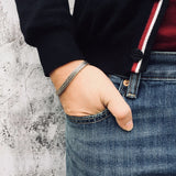 Mens Foxtail Chain Bracelet