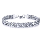 Mens Foxtail Chain Bracelet