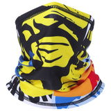 yellow face scarf mask gaiter