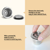 iCafilas Reusable Pods for Nespresso
