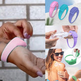 hand sanitizer squeeze bracelet