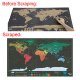 scratch map of the world