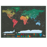 scratch off world map