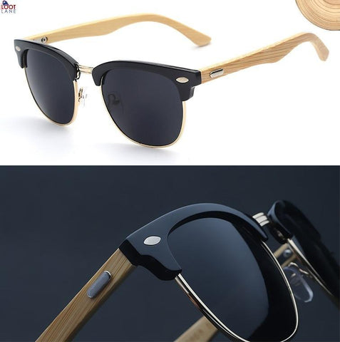 Clubmaster Wooden Sunglasses