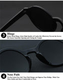 Sunglasses - Retro Round Sunglasses