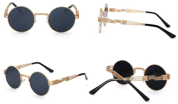 Sunglasses - Round Steampunk Sunglasses