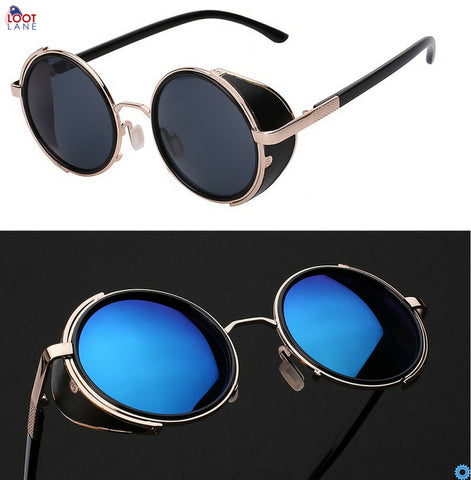 Steampunk Sunglasses With Side Shields