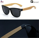 Wayfarer Wooden Polarized Sunglasses