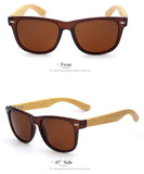 Sunglasses - Wayfarer Wooden Polarized Sunglasses