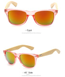 Sunglasses - Wayfarer Wooden Sunglasses