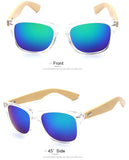 Sunglasses - Wayfarer Wooden Sunglasses