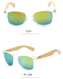 Sunglasses - Wayfarer Wooden Sunglasses