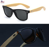 Sunglasses - Wayfarer Wooden Sunglasses