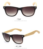 Sunglasses - Wayfarer Wooden Sunglasses