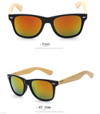 Sunglasses - Wayfarer Wooden Sunglasses