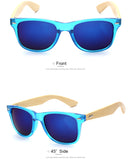 Sunglasses - Wayfarer Wooden Sunglasses