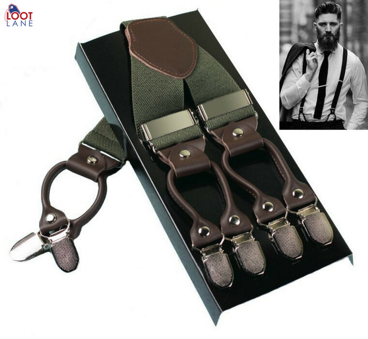 アットラスト　サスペンダー Vintage Suspenders For Men – Loot Lane
